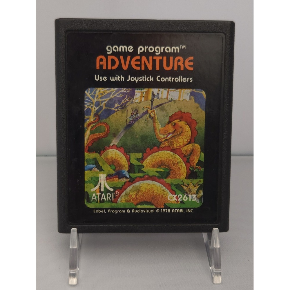 Adventure - Atari 2600 - OEM Original Game Cartridge - CX2613 - Tested